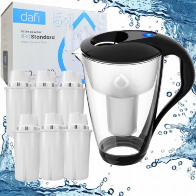 Dafi Crystal LED 2 l černá – Zboží Mobilmania