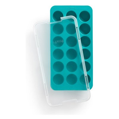 Silikonová forma na led Lékué Gourmet Round Ice Cube Tray | modrá – Zboží Mobilmania