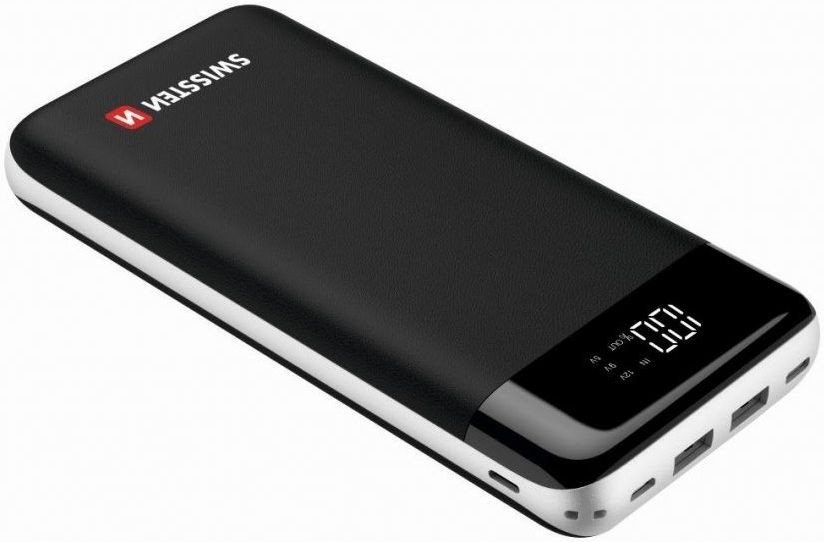 Swissten BLACK CORE SLIM POWER BANK 30000 mAh