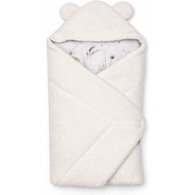Baby Nellys Oteplená zavinovací deka s kapucí bavlna Malá myška – Sleviste.cz