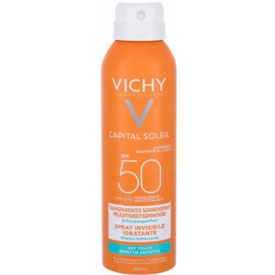 Vichy Neviditelný hydratační sprej SPF 50 Idéal Soleil (Invisible Hydrating Mist) 200 ml