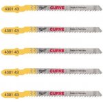 MILWAUKEE Plátky do přímočaré pily 75 x 2.5 mm Curve 5 ks 4932430143 – Zbozi.Blesk.cz