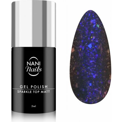 NANI gel lak Sparkle Top Matt 5 ml – Sleviste.cz