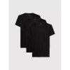 Pánské tílko a tričko bez rukávů Calvin Klein Crew Neck 3PK 000NB4011E001 černé