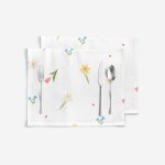 Goldea prostírání bavlna plátno rozkvetlá zahrada 2ks 30x40cm – Sleviste.cz