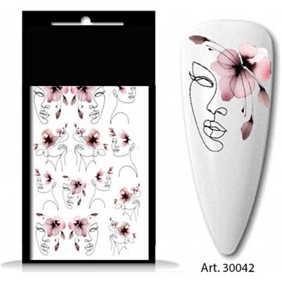 BIO nails vodolepka 30042 obličej a květ – Zboží Dáma