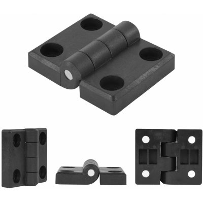 Onpira Černý dveřní pant nylonový 270° Rozměr: 40x30 mm – Sleviste.cz