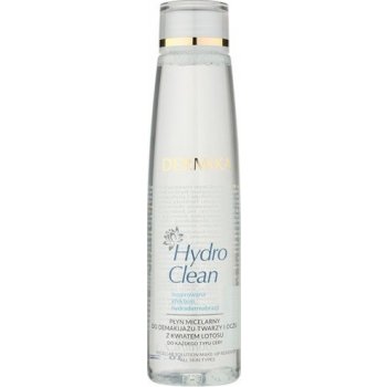 Dermika HydroClean micelární čistící voda na obličej a oči (with Lotus Flower) 200 ml
