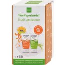 WELEDA Veselé sprchování 2v1 sprchový krém a šampon Šťastný pomeranč 150 ml + 2v1 sprchový krém a šampon Veselá limetka dárková sada