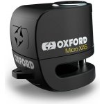OXFORD zámek brzdového kotouče s alarmem ALPHA XA5 barva černá/oranžová fluorescenční (PIN 5.5mm) (starý kód: LK288) | Zboží Auto