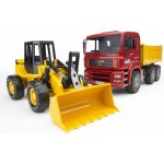 Bruder 2752 Auto MAN TGA nákladní sklápěčka + čelní nakladač FR130 plast – Sleviste.cz