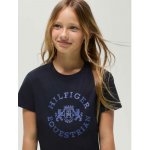 Tommy Hilfiger Tričko Equestrian Pasadena dětské desert sky – Hledejceny.cz