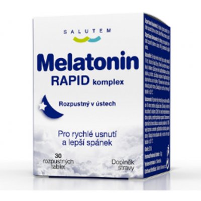 SALUTEM Melatonin Rapid komplex ODT 30 tablet – Zboží Dáma
