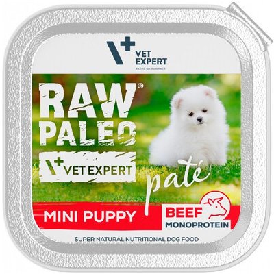 Vetexpert Raw Paleo Adult Mini Pate beef 150 g – Zboží Mobilmania