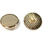Plochý kovový knoflík s očkem 743131 zlatý vel. 32" (20mm) – Hledejceny.cz
