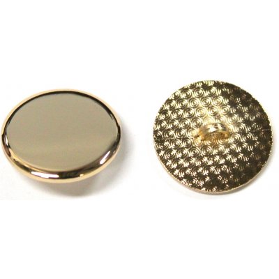 Plochý kovový knoflík s očkem 743131 zlatý vel. 32" (20mm) – Hledejceny.cz
