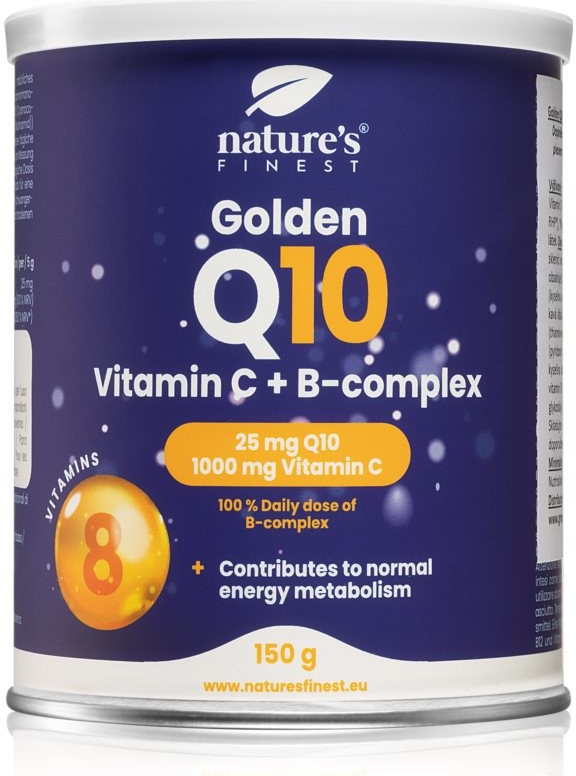 NutrisSlim Golden Q10 Vitamin C B Complex 150 g od 148 Kč - Heureka.cz