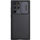 Pouzdro a kryt na mobilní telefon Pouzdro Nillkin CamShield Pro Samsung Galaxy S22 Ultra, černé