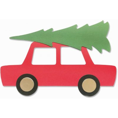 Sizzix Bigz plus Vánoční stromeček s autem vyřezávací šablona – Zboží Mobilmania