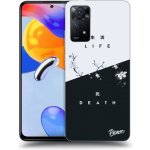 Pouzdro Picasee silikonové Xiaomi Redmi Note 11 Pro - Life - Death černé – Hledejceny.cz