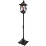 Lumineo LED lucerna ""Santa Claus"" s funkcí sněžení, černá, výška 185 cm – Hledejceny.cz