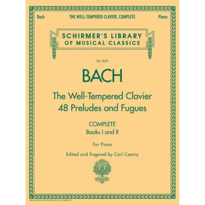 Bach The Well-Tempered Clavier Dobře temperovaný klavír Complete books 1 & 2 – Sleviste.cz