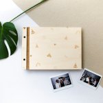 Dřevěné fotoalbum Indiánské stany Počet a barva papírů: Bílé - 30 listů – Zboží Mobilmania