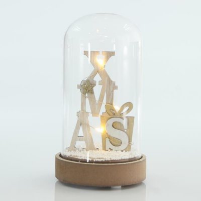 Eurolamp skleněná kupole s nápisem xmas 9 x 9 x 16 cm 1 ks – Hledejceny.cz