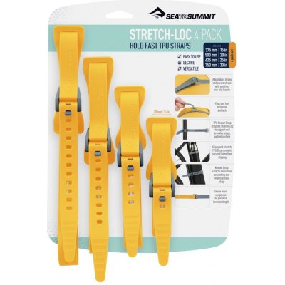 Sea To Summit popruh Stretch-Loc Set více délek, šířka 20 mm 4 ks – Zboží Dáma