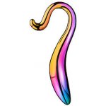 Glamour Glass Elegant Curved Dildo 18 cm skleněné dildo – Sleviste.cz