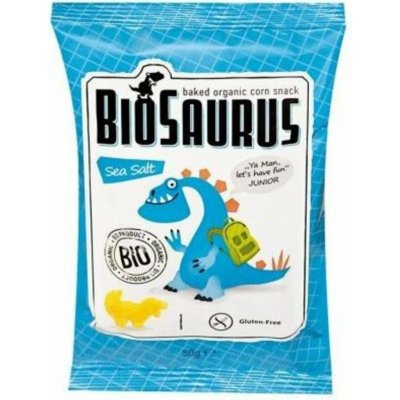 Biosaurus Kukuřičné křupky mořská sůl 50 g – Zboží Mobilmania