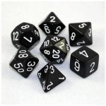 Chessex Sada 7 kostek černá/bílá – Zbozi.Blesk.cz