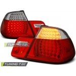 Tuning-Tec Zadní čirá LED světla BMW 3 E46 Sedan (1997 - 2001) - červené – Hledejceny.cz
