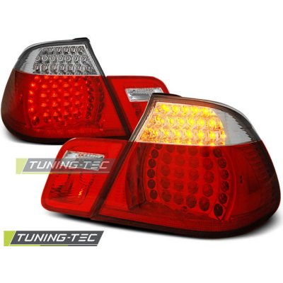 Tuning-Tec Zadní čirá LED světla BMW 3 E46 Sedan (1997 - 2001) - červené – Hledejceny.cz