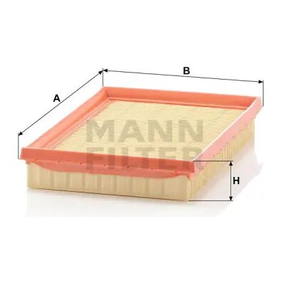 MANN FILTER Vzduchový filtr C 2345/1 – Hledejceny.cz