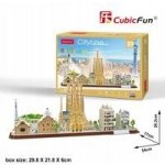 CubicFun 3D puzzle CityLine panorama: Barcelona 186 ks – Hledejceny.cz