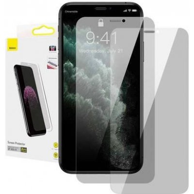 Baseus Ochranné sklo pro Apple iPhone XR/11 / 2 ks / 0.3 mm SGBL060502 – Zboží Mobilmania