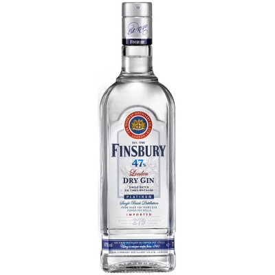 Gin Finsbury Platinum 47% 1 l (holá láhev)
