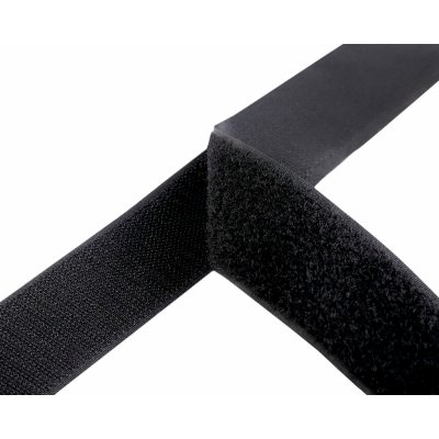 Stoklasa Suchý zip háček + plyš 740601 černý, šířka 3,8cm (v metráži) – Zboží Mobilmania