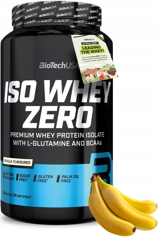 BiotechUSA Iso Whey Zero Natural 908 g
