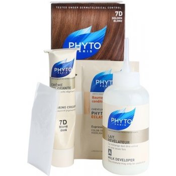 Phyto Color barva na vlasy 7D Golgen Blond 4 ks