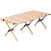 Zahradní stůl Naturehike rolovací dřevěný stolek 10,5 kg - buk NH19JJ009L