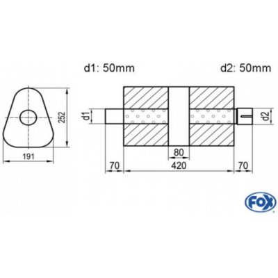 FOX UNI-K72542050s – Hledejceny.cz