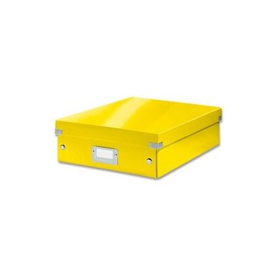 Leitz Click & Store - organizační krabice - 280 × 100 × 370 mm, žlutá – Hledejceny.cz