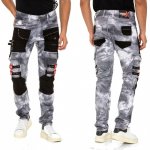 Cipo & Baxx kalhoty pánské CD805 šedá – Zboží Mobilmania