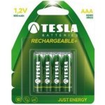 Tesla RECHARGEABLE+ AAA 4 ks 1099137119 – Zbozi.Blesk.cz