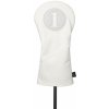 Golfov headcover Callaway Vintage Driver Headcover White