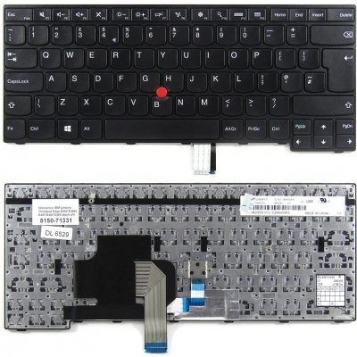 klávesnice IBM Lenovo Thinkpad Edge E450 E450c W450 E455 E460 E465 černá UK
