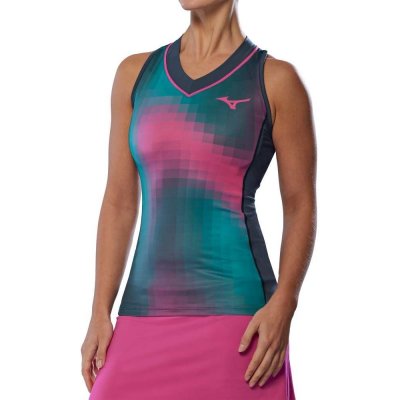 Dámské tílko Mizuno Frontier Tank W Midnight Navy – Zboží Dáma