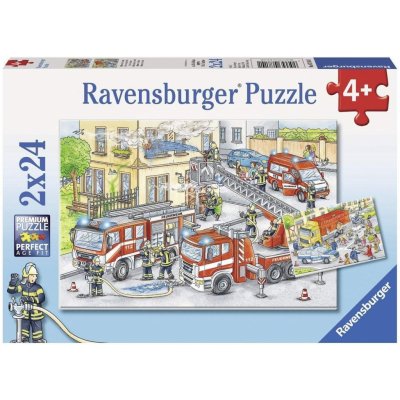 Ravensburger Hasiči 2 x 24 dílků – Zbozi.Blesk.cz